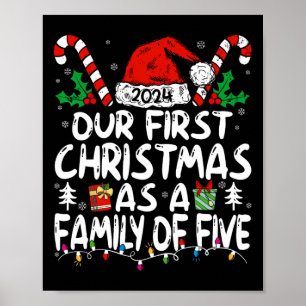 Onze eerste kerst als gezin van vijf 2024 voor N Poster