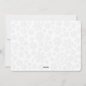 Onze eerste kerst als Mr. & Mrs. Feestdagenkaart (Achterkant)