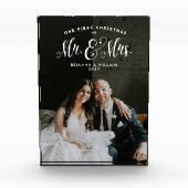 Onze eerste kerst als pasgetrouwd stel Mevrouw en Fotoblokken (Voorkant)