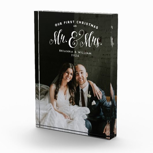 Onze eerste kerst als pasgetrouwd stel Mevrouw en Fotoblokken (Rechts)