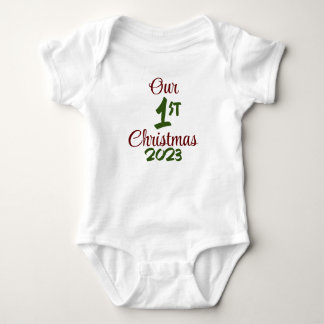 Onze eerste kerst Bodysuit