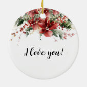 Onze eerste kerst getrouwde Ornament meneer en mev (Achterkant)