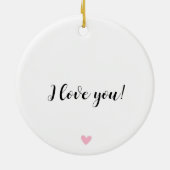 Onze eerste kerst getrouwde Ornament Mr&Mrs Heart (Achterkant)