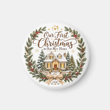 Onze Eerste Kerst in Ons Nieuwe Thuis 2026 Ornamen