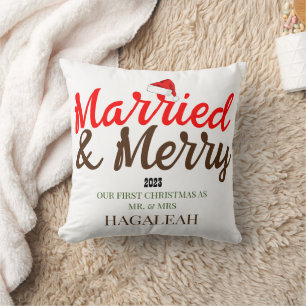 Onze eerste kerst Mijnheer en Mevrouw Jonggehuwd G Kussen