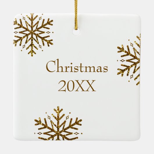 Onze eerste kerst Mr. & Mrs. bruiloft foto Keramisch Ornament (Achterkant)