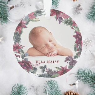 Onze Eerste Kerst Ouders Kleinkind Foto Ornament