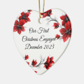 Onze eerste kerst verloofd december 2025 Ornament (Links)