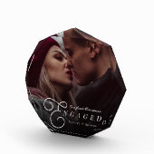 Onze eerste kerst verloofd paar klassiek minimal fotoblokken (Rechts)