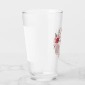 Onze eerste kerst verloofde krans glas (Rechts)