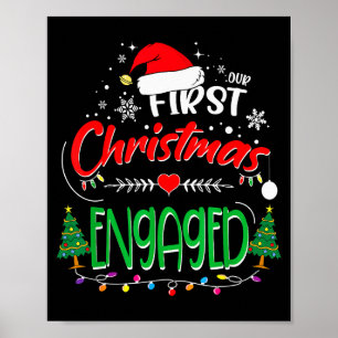 Onze eerste kerst Verloving 2021 1e kerst Poster