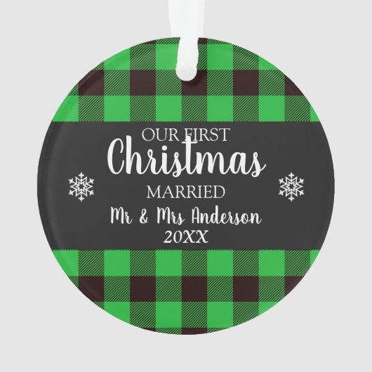 Onze eerste kerstacrylversiering ornament (achterkant)