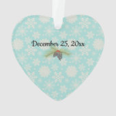 Onze eerste kerstbezit ornament (achterkant)