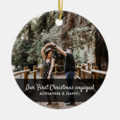 Onze eerste kerstcadeaufoto voor het script: keramisch ornament (Voorkant)