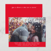 ONZE EERSTE kerstfeestdag in de Review (Voorkant / Achterkant)