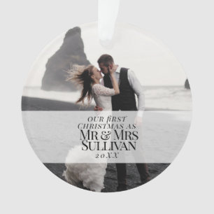 Onze eerste kerstfeestelijke kerst ornament