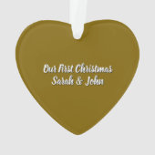 Onze eerste kerstfoto ornament (achterkant)