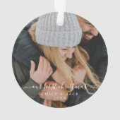 Onze eerste kerstfoto ornament (achterkant)