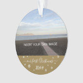 Onze eerste kerstfoto ornament (voorkant)