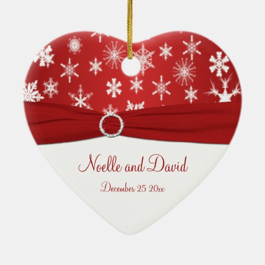 Onze eerste kerstkeepaardse versiering keramisch ornament (Achterkant)