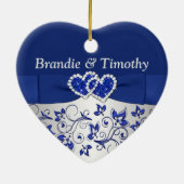 Onze eerste kerstkeepaardse versiering keramisch ornament (Achterkant)