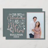 Onze eerste kerstman, de heer en mevrouw Kerstmis, (Voorkant / Achterkant)