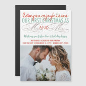 Onze eerste Kerstmis als de heer & mevrouw Foto Ma (Voorkant / Achterkant)