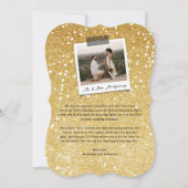 Onze eerste Kerstmis als Mr. en Mrs. Foto Wedding Feestdagenkaart (Achterkant)