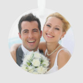 Onze eerste Kerstmis als Mr & Mrs Ornament (achterkant)