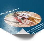 Onze Eerste Kerstmis FOTO Sjabloon - Maak Eigen Afdruk (Hoek)