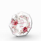 Onze eerste Kerstmis Getrouwd Fotoblokken (Links)