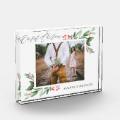 Onze Eerste Kerstmis Hulst Feestelijke Foto (Links)