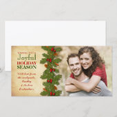 Onze Eerste Kerstmis Samen Kersttak Kerstfeest Feestdagenkaart (Voorkant / Achterkant)