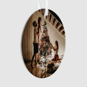 Onze Eerste Kerstmis Verloofde 2024 Bruiloft Ornament (voorkant)