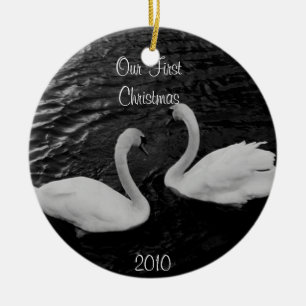 Onze eerste kerstversiering keramisch ornament