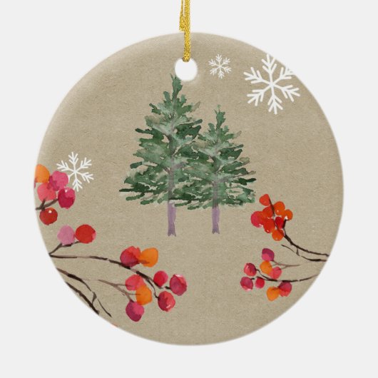 Onze eerste kerstversiering thuis keramisch ornament (Achterkant)