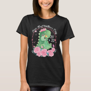 Onze eerste Moederdag 2022 bijpassende familie Din T-shirt
