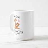 ONZE EERSTE MOEDERDAG BABY&MAMA GIRAFFE KOFFIEMOK (Voorkant links)