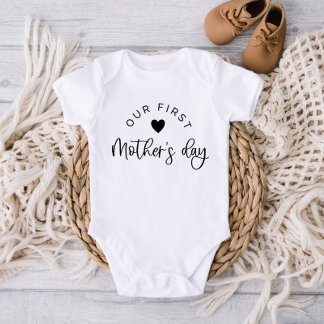 Onze eerste Moederdag Baby Romper