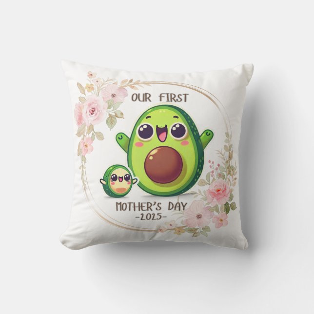 Onze eerste Moederdag Kussen (Voorkant)