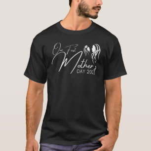 Onze eerste Moederdag mam en Baby familie T-shirt