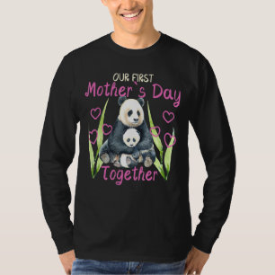 Onze eerste moederdag samen 2022 Vrouwendag Nieuwe T-shirt