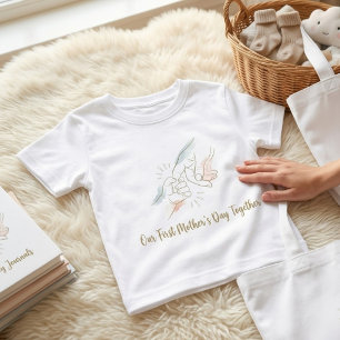 Onze Eerste Moederdag Samen Baby Fijne Jersey T