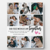 Onze eerste Moederdag samen! Fotocollage Fotoplaat (Voorkant)
