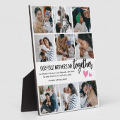 Onze eerste Moederdag samen! Fotocollage Fotoplaat (Zijkant)