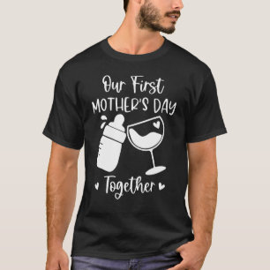 Onze eerste Moederdag samen met mama en Baby Match T-shirt