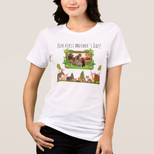 Onze Eerste Moederdag Tri-Blend Shirt