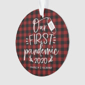 Onze eerste pandemische paraplu's keepomwille Covi Ornament (voorkant)