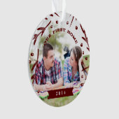 Onze eerste thuisfeestdag ornament (voorkant)