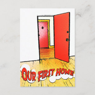 onze eerste thuiskomstdeur kaart